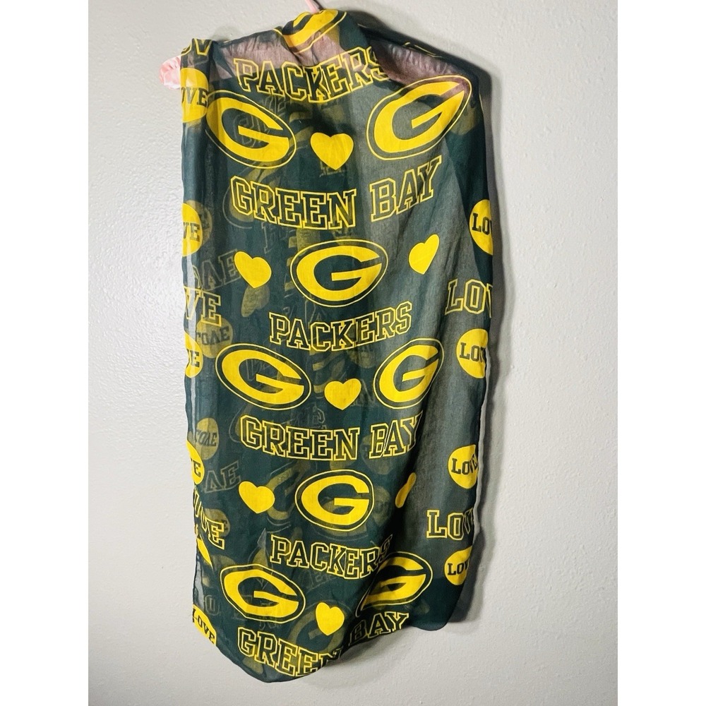 Forever Collectibles NFL GreenBay Packers Love Infinity Scarf 100% Polyester (F) - Picture 3 of 6